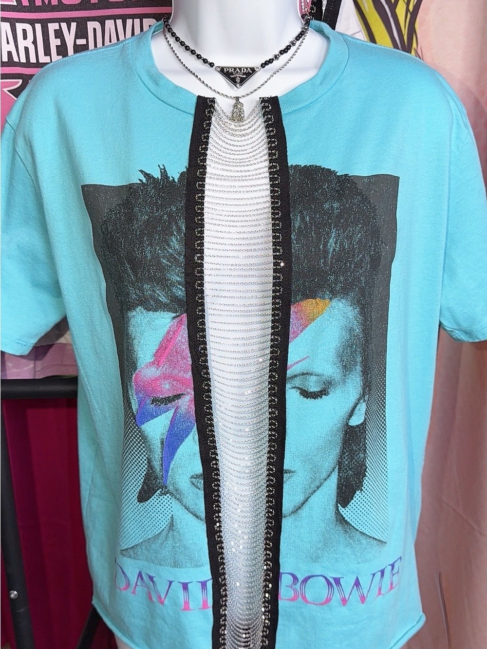 Restyled David Bowie Ziggy Stardust Graphic Tee